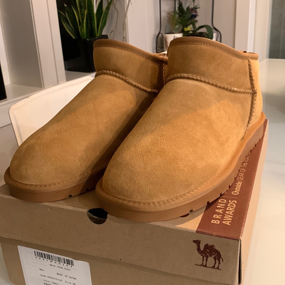 Camel Crown fleece lined ankle boots